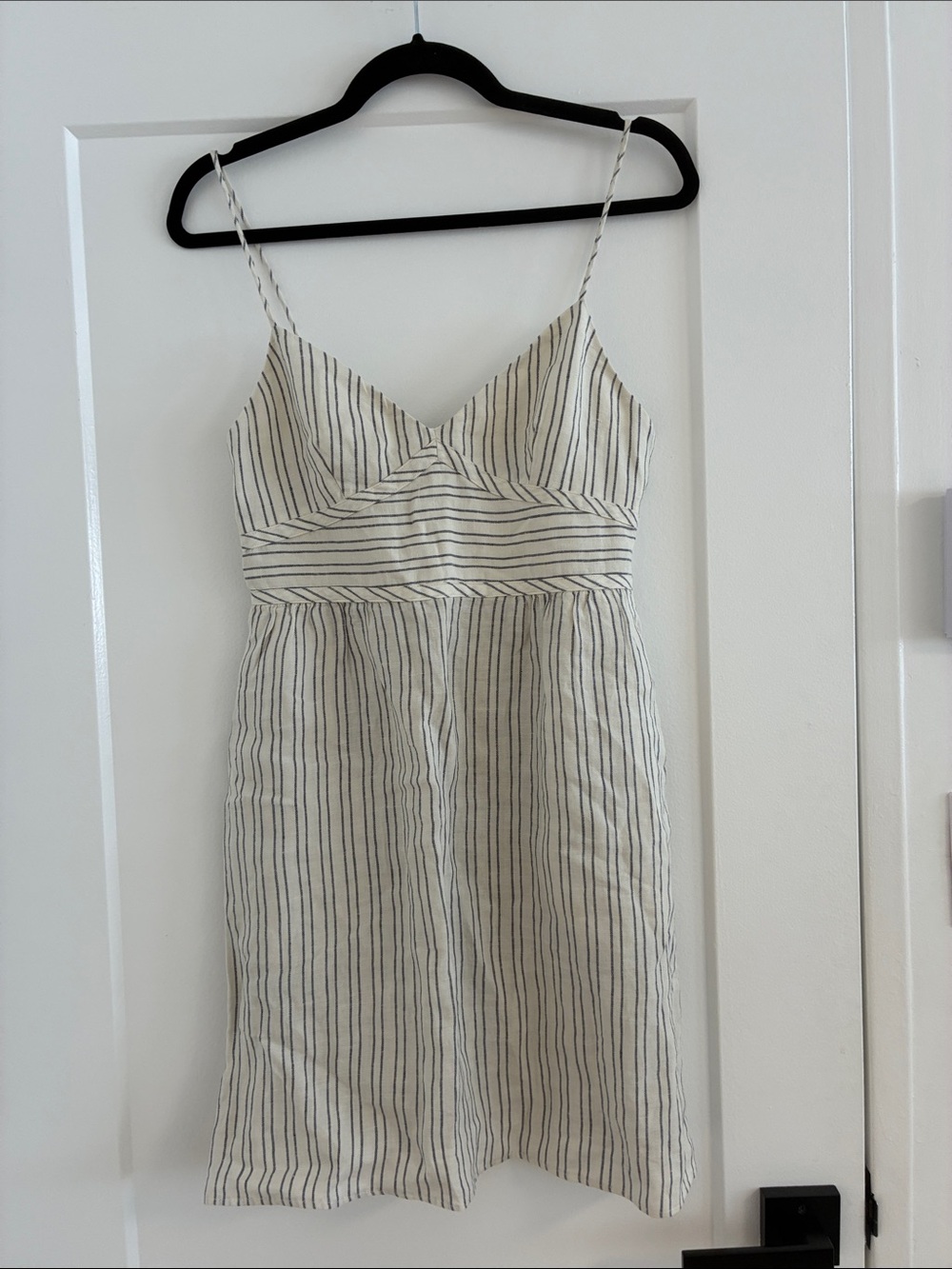 THEORY STRIPED LINEN DRESS - Picture 2 of 4